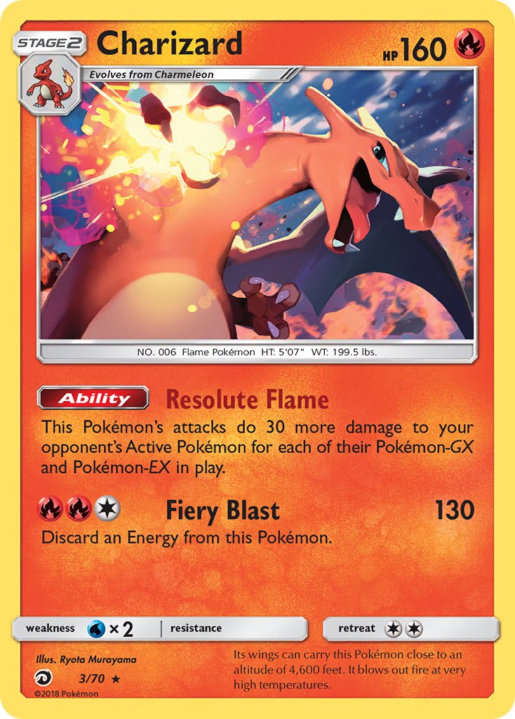 Charizard (3/70) (Let's Play, Eevee) (Theme Deck Exclusive) [Sun & Moon: Dragon Majesty] | Mindsight Gaming