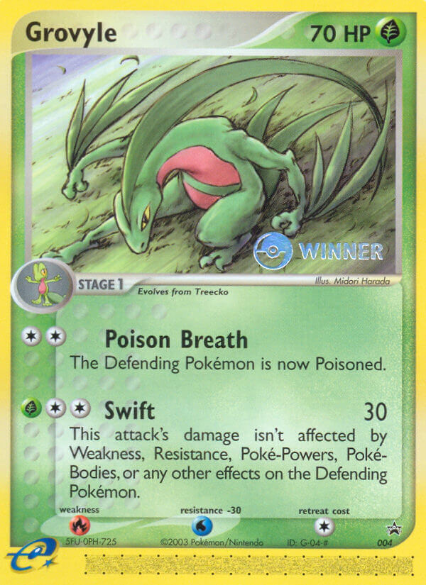 Grovyle (004) [Nintendo: Black Star Promos] | Mindsight Gaming