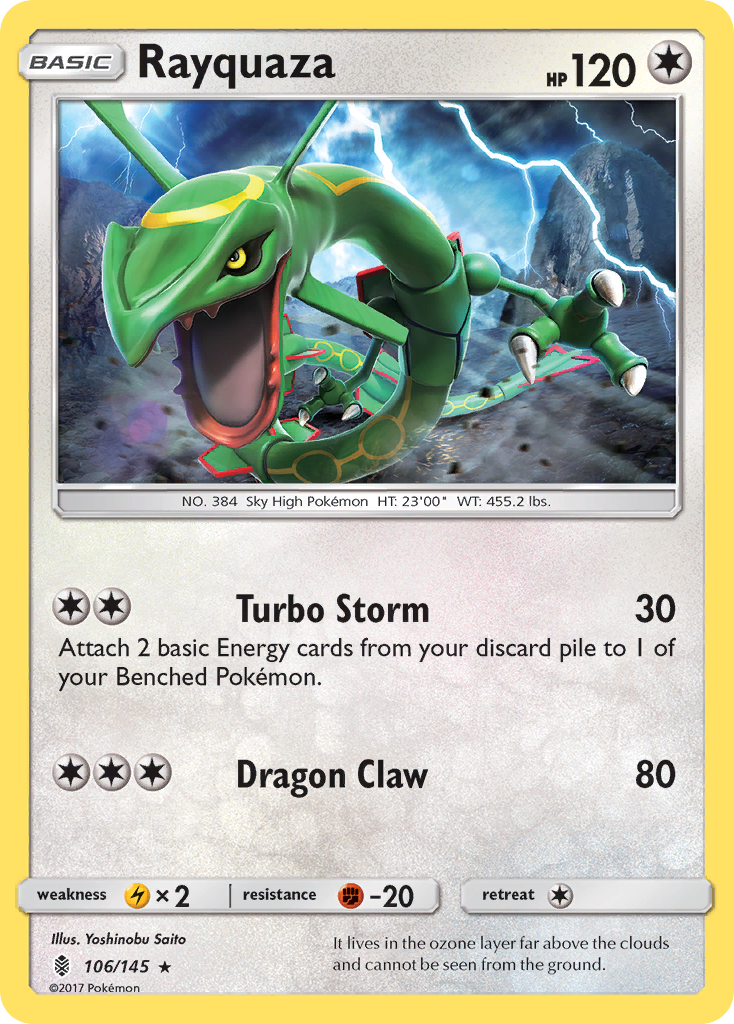 Rayquaza (106/145) [Sun & Moon: Guardians Rising] | Mindsight Gaming