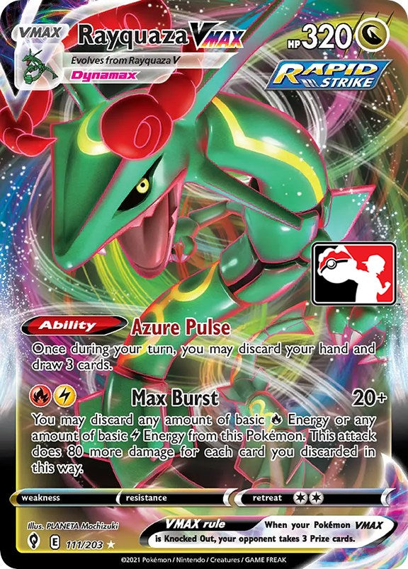 Rayquaza VMAX (111/203) [Prize Pack Series One] | Mindsight Gaming