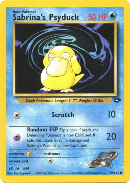 Sabrina's Psyduck (99/132) [Gym Challenge Unlimited] | Mindsight Gaming