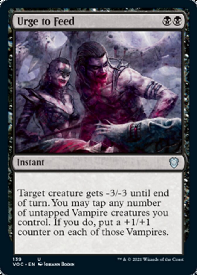 Urge to Feed [Innistrad: Crimson Vow Commander] | Mindsight Gaming