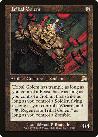 Tribal Golem [Onslaught] | Mindsight Gaming