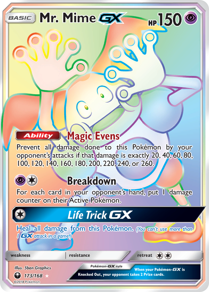 Mr. Mime GX (173/168) [Sun & Moon: Celestial Storm] | Mindsight Gaming