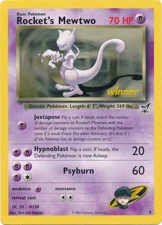 Rocket's Mewtwo (8) (Jumbo Card) [Best of Promos] | Mindsight Gaming