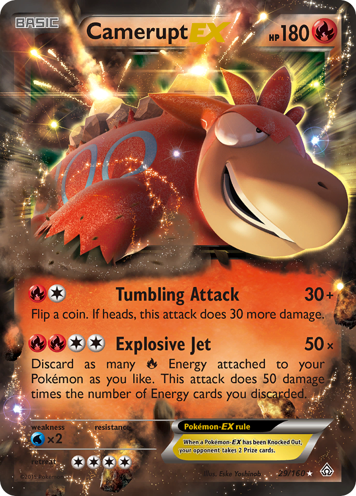 Camerupt EX (29/160) [XY: Primal Clash] | Mindsight Gaming