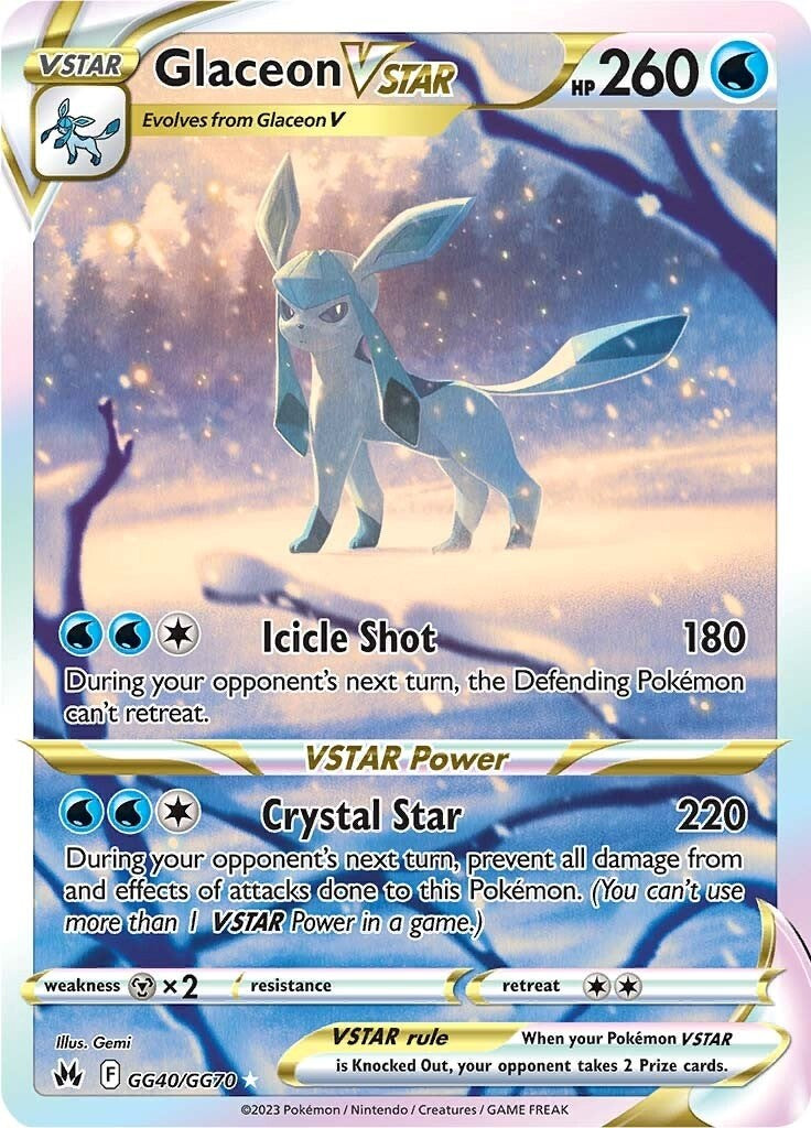 Glaceon VSTAR (GG40/GG70) [Sword & Shield: Crown Zenith] | Mindsight Gaming