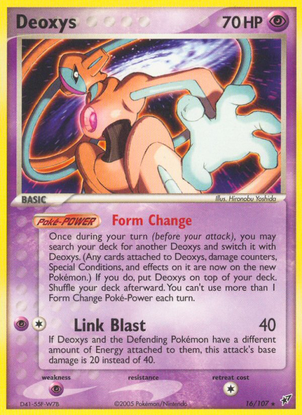 Deoxys (16/107) [EX: Deoxys] | Mindsight Gaming