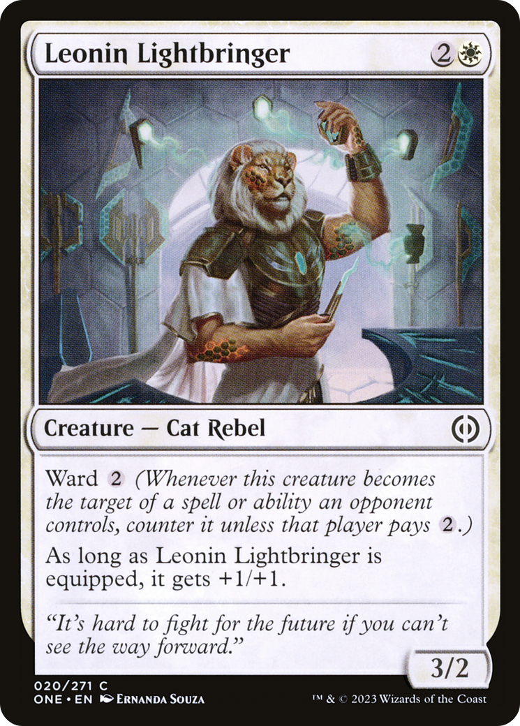 Leonin Lightbringer [Phyrexia: All Will Be One] | Mindsight Gaming