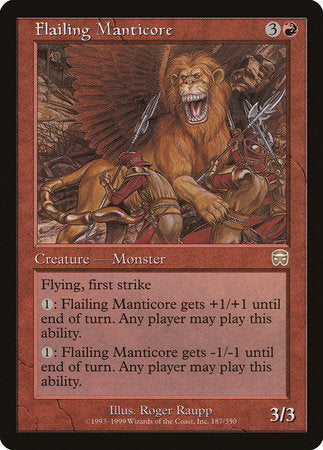 Flailing Manticore [Mercadian Masques] | Mindsight Gaming