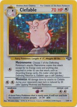 Clefable (1/64) (Prerelease Promo) [Jungle Unlimited] | Mindsight Gaming