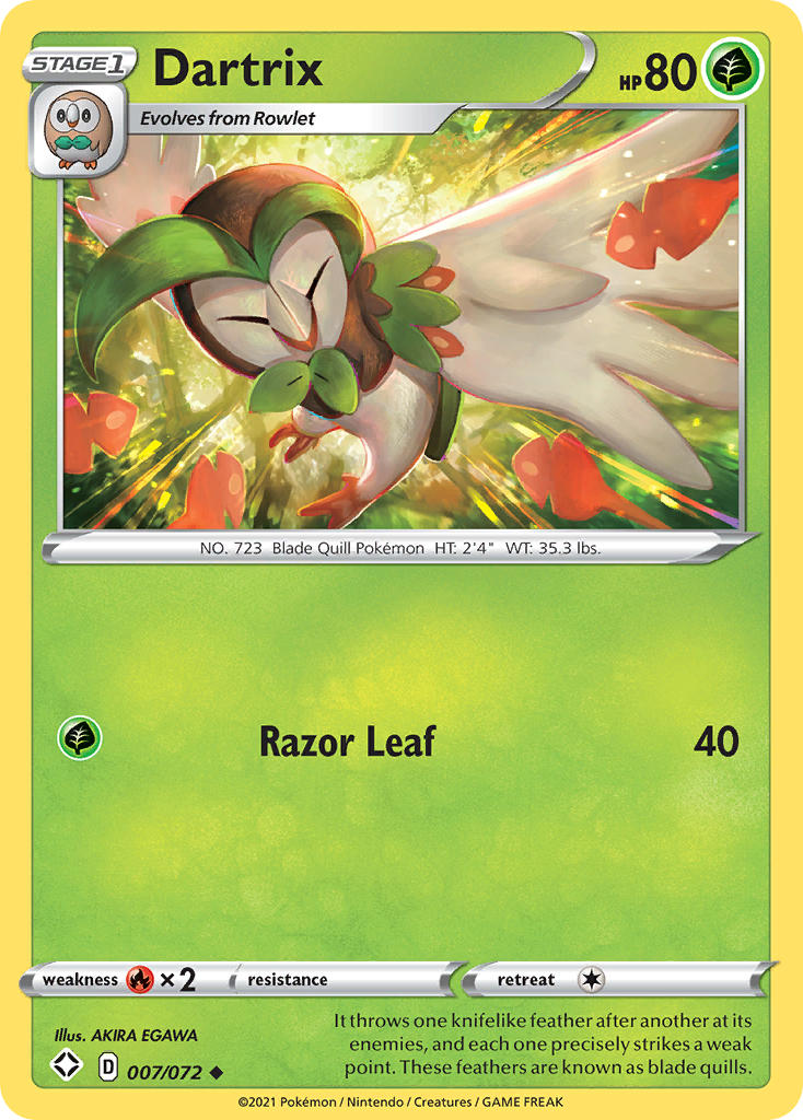 Dartrix (007/072) [Sword & Shield: Shining Fates] | Mindsight Gaming