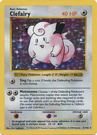 Clefairy (5/102) [Base Set Shadowless Unlimited] | Mindsight Gaming