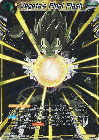 Vegeta's Final Flash [BT9-133] | Mindsight Gaming