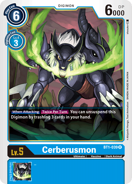 Cerberusmon [BT1-039] [Release Special Booster Ver.1.0] | Mindsight Gaming