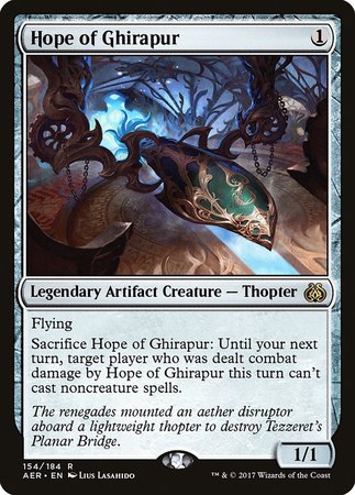 Hope of Ghirapur [Aether Revolt] | Mindsight Gaming