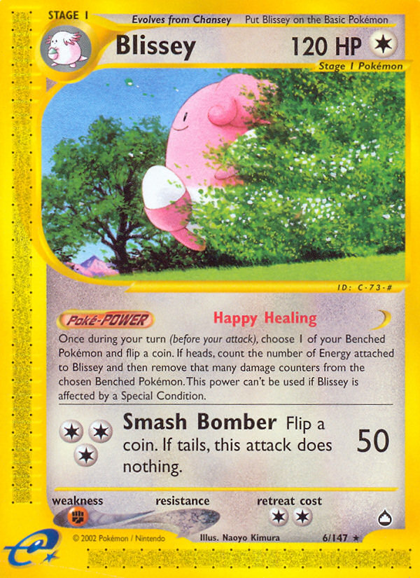 Blissey (6/147) [Aquapolis] | Mindsight Gaming