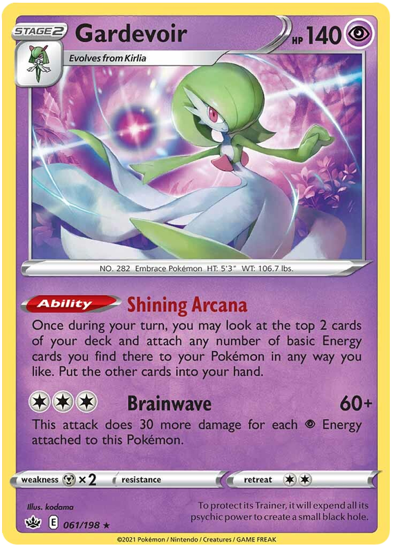 Gardevoir (061/198) (Theme Deck Exclusive) [Sword & Shield: Chilling Reign] | Mindsight Gaming