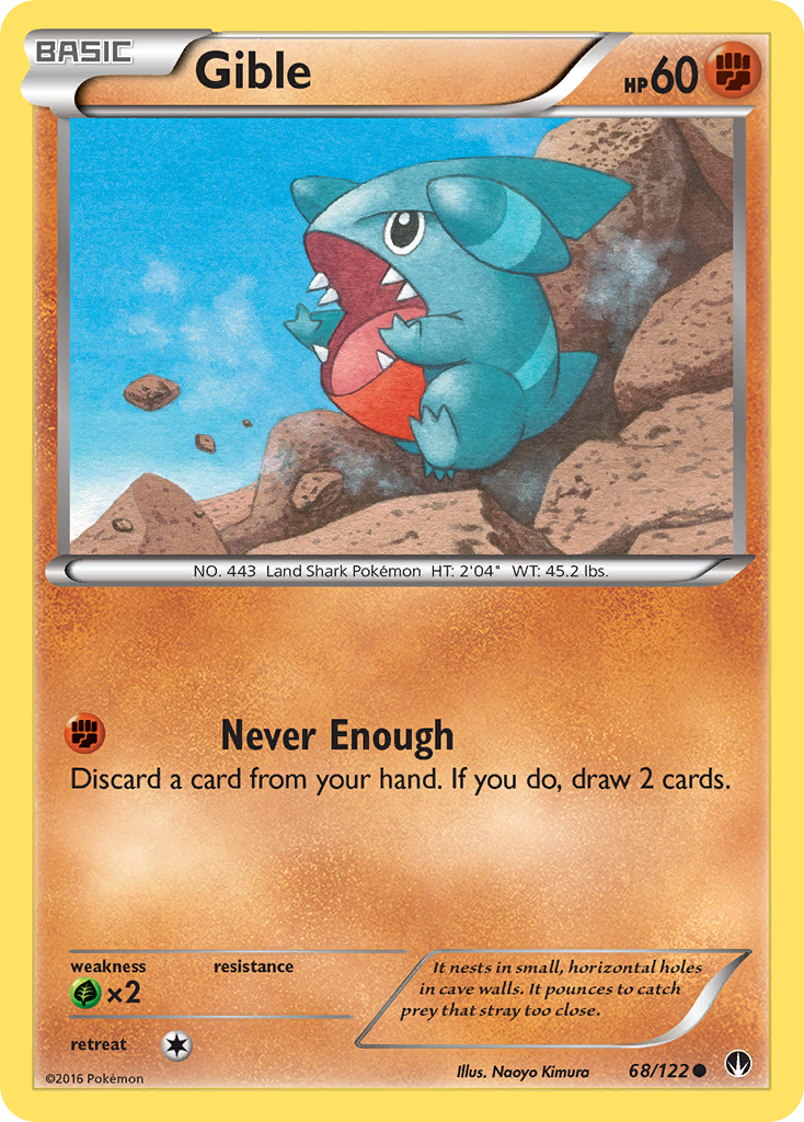 Gible (68/122) [XY: BREAKpoint] | Mindsight Gaming