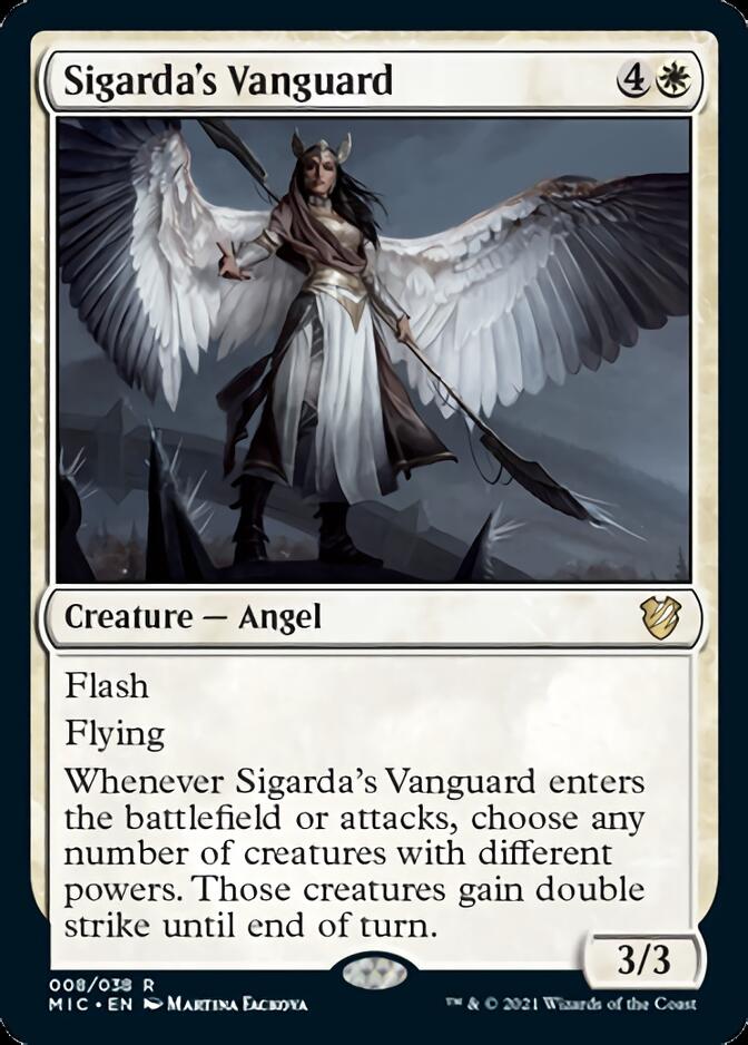 Sigarda's Vanguard [Innistrad: Midnight Hunt Commander] | Mindsight Gaming