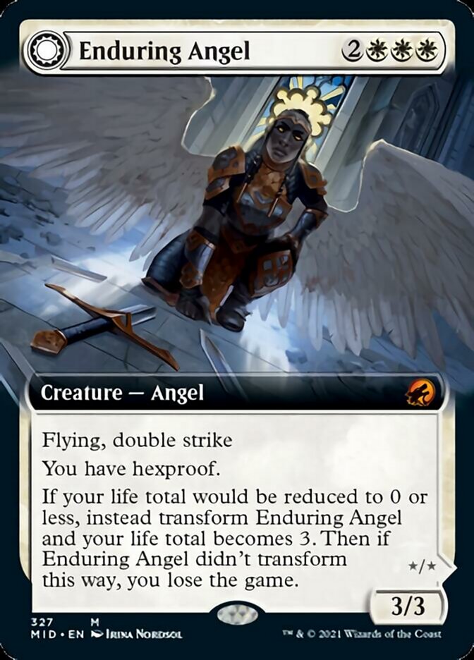 Enduring Angel // Angelic Enforcer (Extended) [Innistrad: Midnight Hunt] | Mindsight Gaming