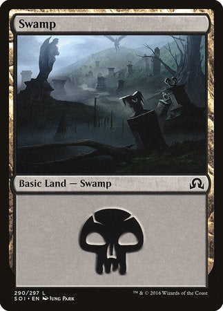 Swamp (290) [Shadows over Innistrad] | Mindsight Gaming