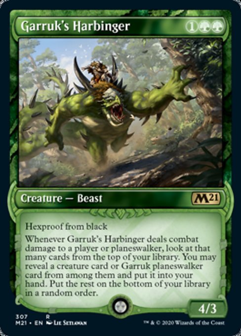 Garruk's Harbinger (Showcase) [Core Set 2021] | Mindsight Gaming