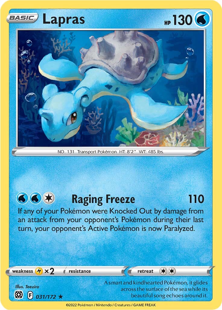 Lapras (031/172) [Sword & Shield: Brilliant Stars] | Mindsight Gaming