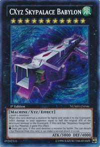 CXyz Skypalace Babylon [NUMH-EN046] Secret Rare | Mindsight Gaming