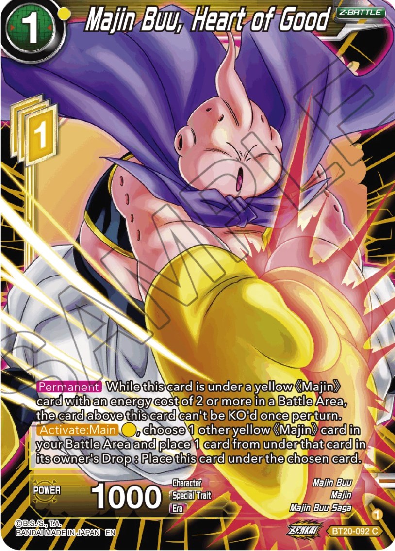 Majin Buu, Heart of Good (BT20-092) [Power Absorbed] | Mindsight Gaming