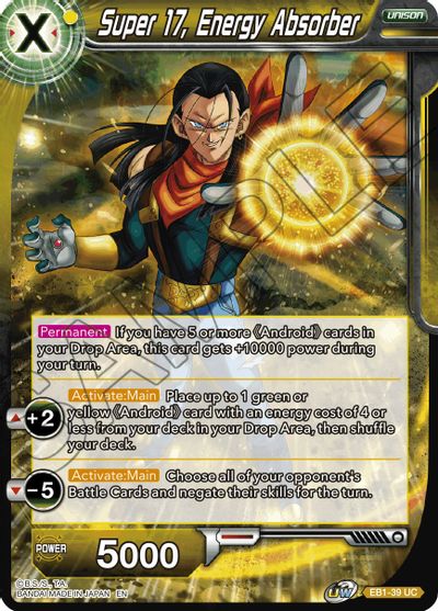 Super 17, Energy Absorber (EB1-039) [Battle Evolution Booster] | Mindsight Gaming