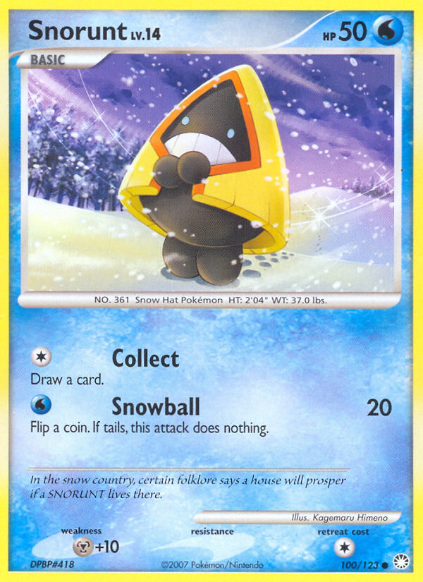 Snorunt (100/123) [Diamond & Pearl: Mysterious Treasures] | Mindsight Gaming