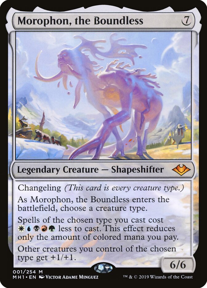 Morophon, the Boundless (Promo Pack) [Modern Horizons Promos] | Mindsight Gaming