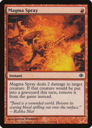 Magma Spray [Shards of Alara] | Mindsight Gaming