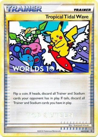 Tropical Tidal Wave (HGSS18) (Top 16) [HeartGold & SoulSilver: Black Star Promos] | Mindsight Gaming