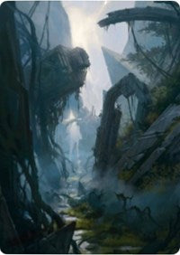 Swamp 2 Art Card [Zendikar Rising Art Series] | Mindsight Gaming