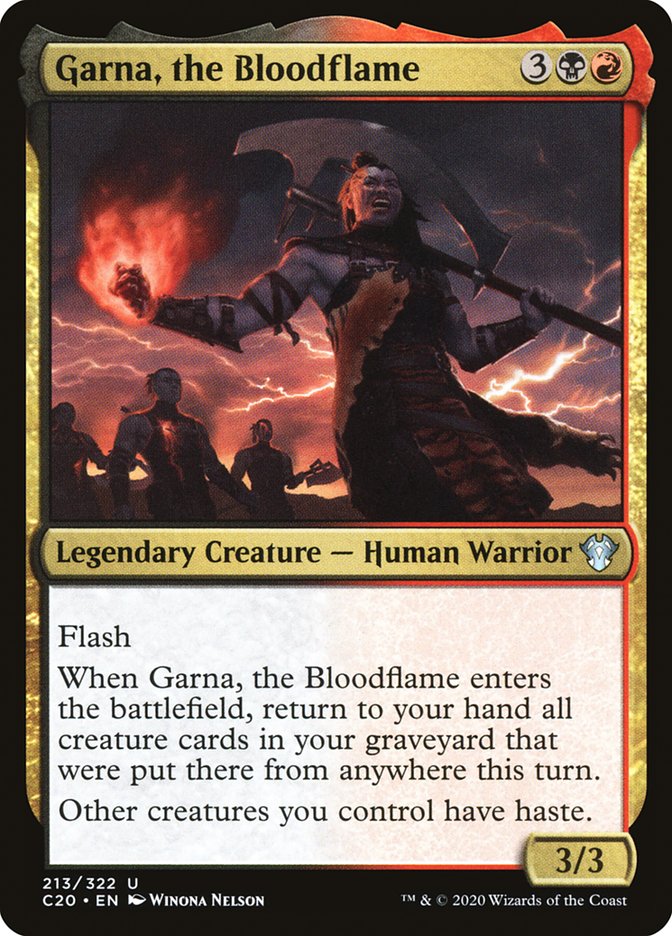 Garna, the Bloodflame [Commander 2020] | Mindsight Gaming