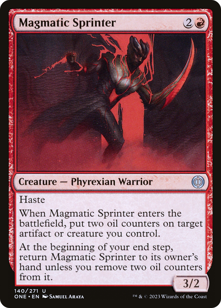 Magmatic Sprinter [Phyrexia: All Will Be One] | Mindsight Gaming