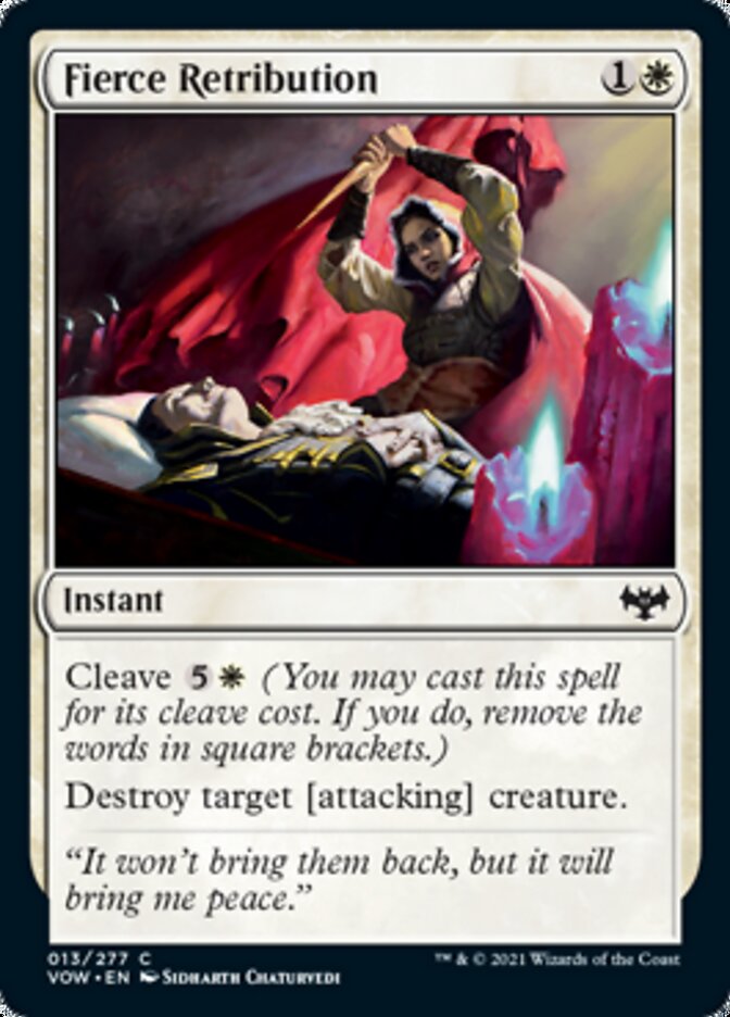 Fierce Retribution [Innistrad: Crimson Vow] | Mindsight Gaming