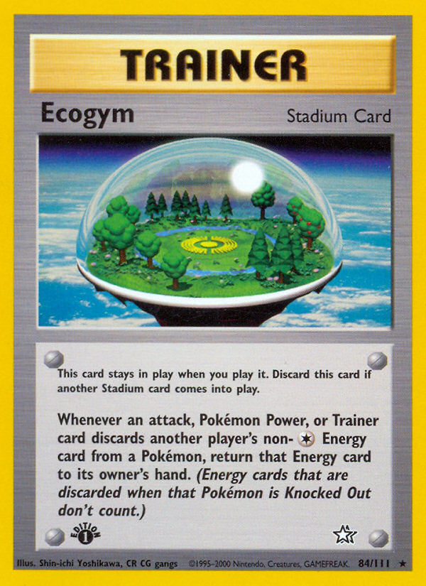 Ecogym (84/111) [Neo Genesis 1st Edition] | Mindsight Gaming