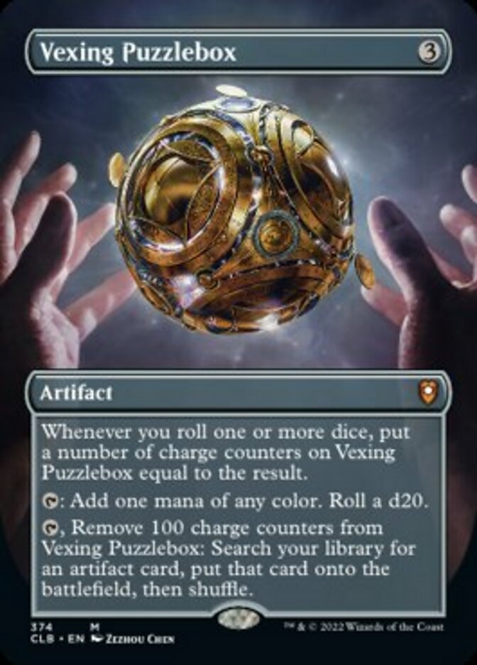 Vexing Puzzlebox (Borderless Alternate Art) [Commander Legends: Battle for Baldur's Gate] | Mindsight Gaming