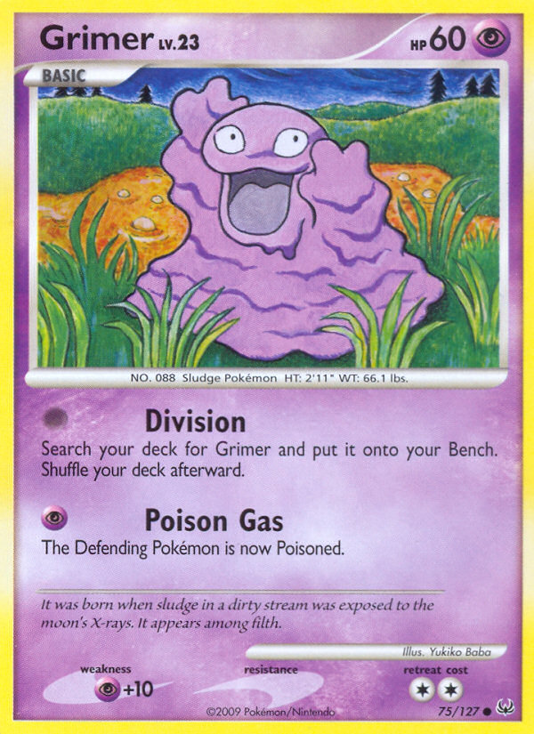 Grimer (75/127) [Platinum: Base Set] | Mindsight Gaming