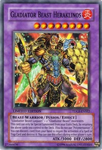 Gladiator Beast Heraklinos [TDGS-ENSE2] Super Rare | Mindsight Gaming