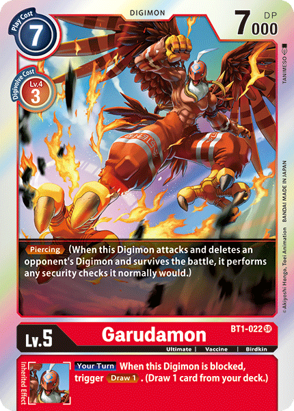 Garudamon [BT1-022] [Release Special Booster Ver.1.0] | Mindsight Gaming