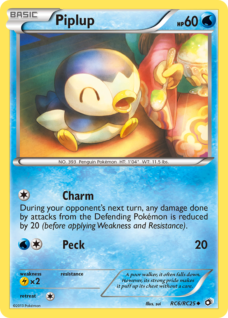 Piplup (RC6/RC25) [Black & White: Legendary Treasures] | Mindsight Gaming