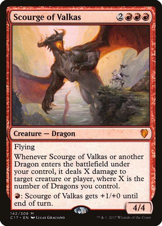 Scourge of Valkas [Commander 2017] | Mindsight Gaming