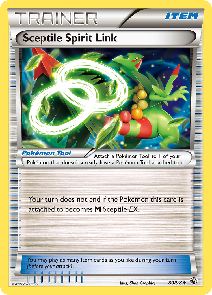 Sceptile Spirit Link (80/98) [XY: Ancient Origins] | Mindsight Gaming