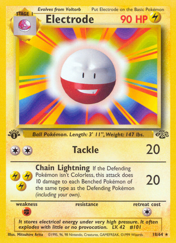 Electrode (18/64) [Jungle 1st Edition] | Mindsight Gaming