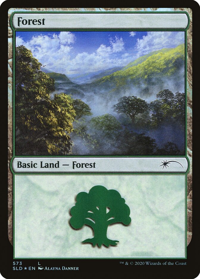 Forest (Lands) (573) [Secret Lair Drop Promos] | Mindsight Gaming