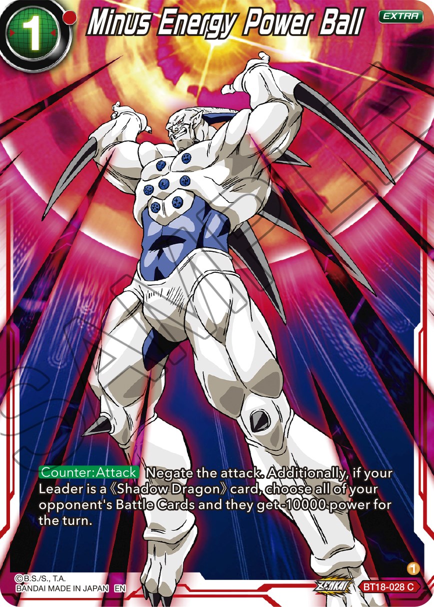 Minus Energy Power Ball (BT18-028) [Dawn of the Z-Legends] | Mindsight Gaming